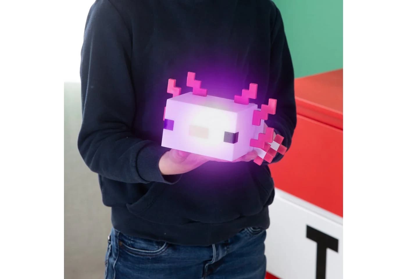 Minecraft LED Dekolicht Axolotl Design - Bild 3
