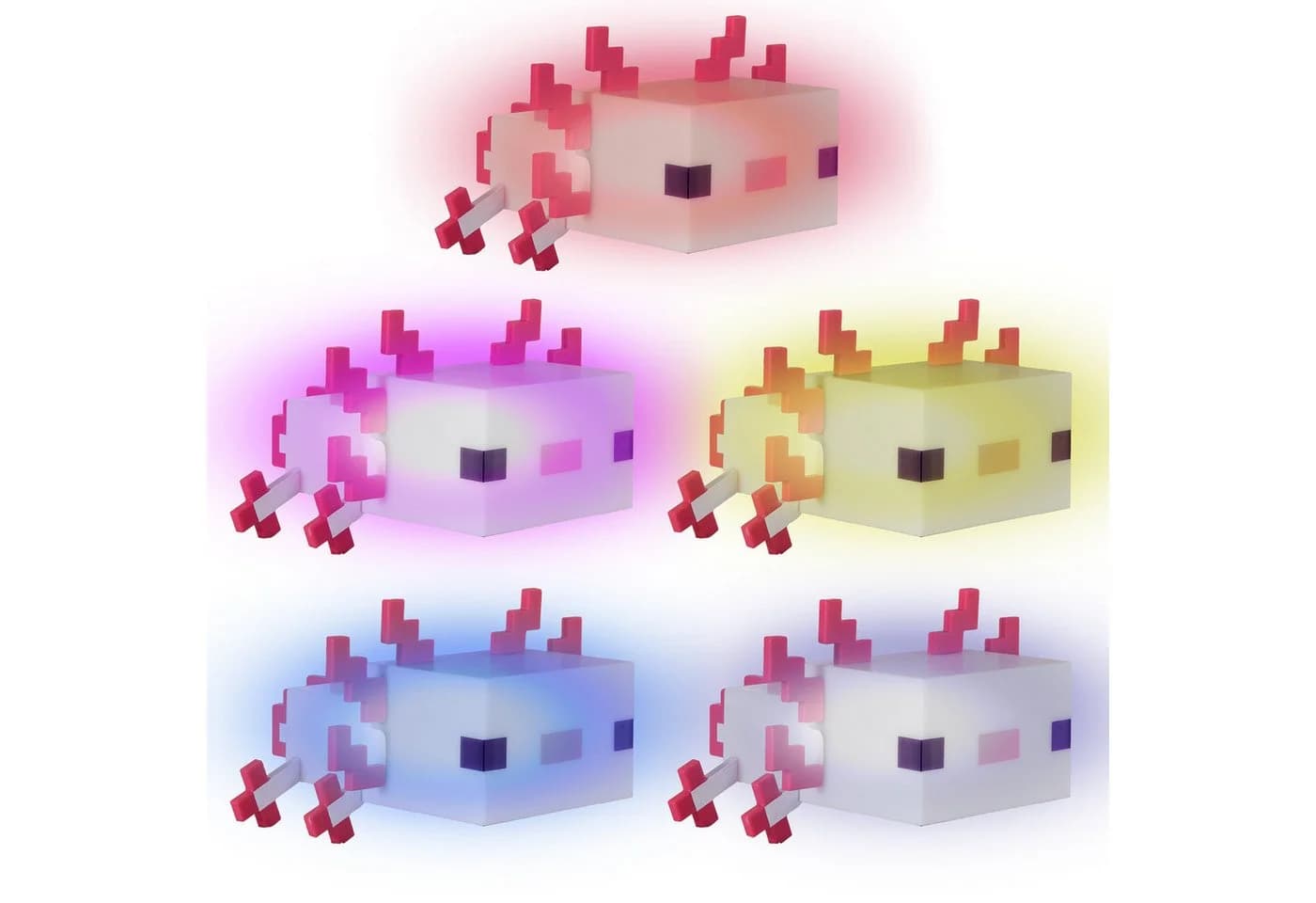 Minecraft LED Dekolicht Axolotl Design - Bild 4