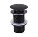 wohnfreuden Pop-Up Ablauf-Ventil 90 mm Schwarz Messing Bild 2