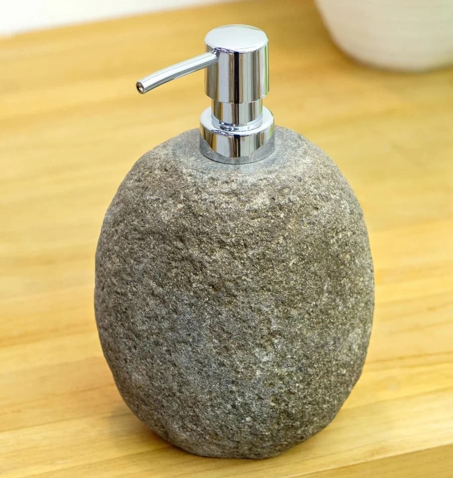 wohnfreuden Seifenspender Naturstein 15 cm - Bild 5