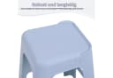 Rutaqian 10er Set Stapelbare Kunststoffhocker Bunt 47 cm Bild 4