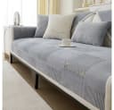 TUWENA Sofahusse Sofa Überzug 1 2 3 4 Sitzer, Sofaschoner rutschfest, Couchüberzug L Form, Universelle Sofaüberwurf, Ecksofa Sofabezug Strapazierfähig & Waschbar Bild 4