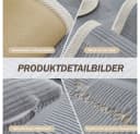 TUWENA Sofahusse Sofaüberzug 1-4 Sitzer Rutschfest Grau Bild 3