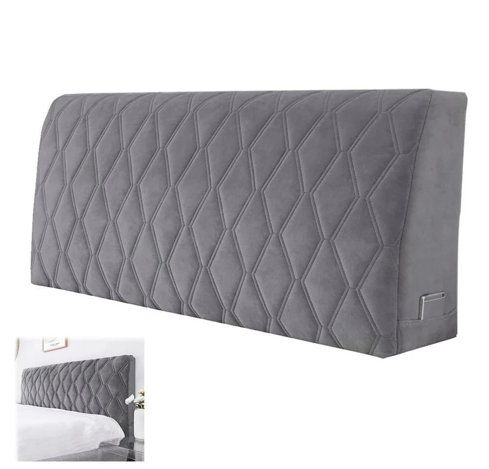 TUWENA Bettkopfteilhusse mit Taschen Dehnbar Staubdicht - Bild 2