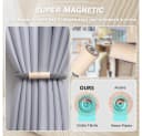 TUWENA Magnetische Vorhang Raffhalter 2 Stück Baumwolle Bild 4