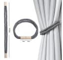 TUWENA Magnetische Vorhang Raffhalter 2 Stück Baumwolle Bild 1