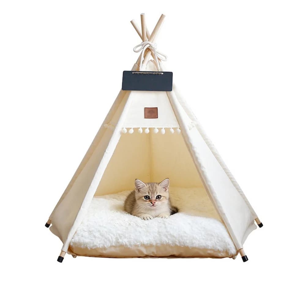 TUWENA Tierbett Tipi Zelt für Haustiere - Bild 2