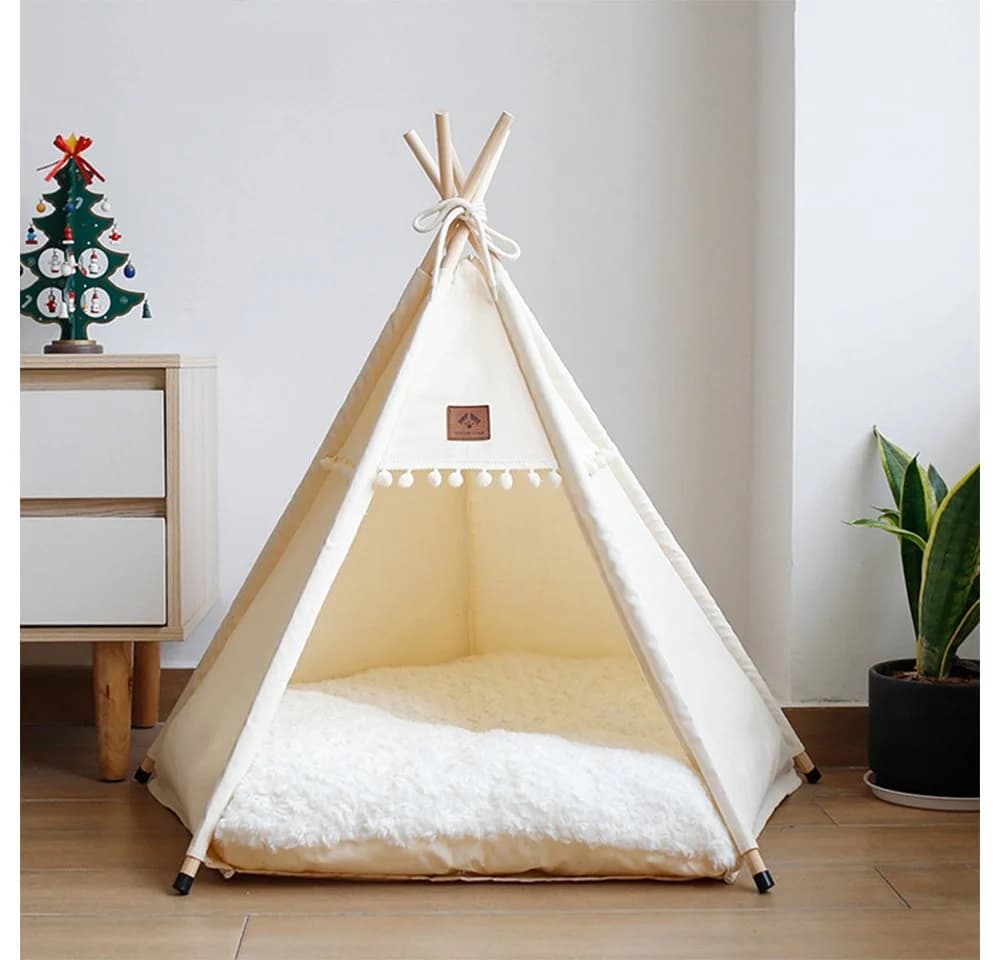 TUWENA Tierbett Tipi Zelt für Haustiere - Bild 4