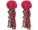 Kunstpflanze 2 Stück Künstlich Hängende Blumen Blauregen Efeublumen Glyzinien TUWENA Bild 2