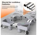 TUWENA Waschmaschinenuntergestell 45-66cm mit 8 stabilen Füßen Bild 5