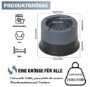 TUWENA Vibrationsdämpfer 4 Stück Waschmaschinenfüße Rutschfest Bild 1