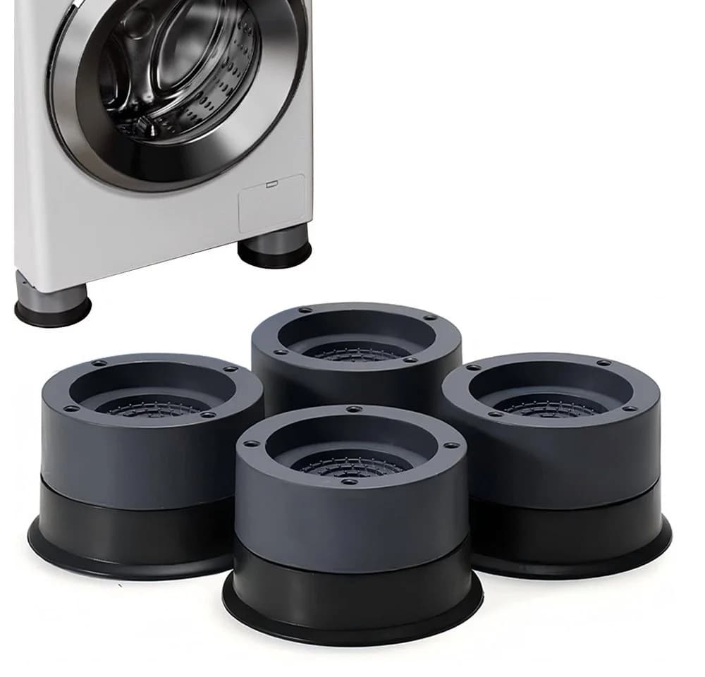 TUWENA Vibrationsdämpfer 4 Stück Waschmaschinenfüße Rutschfest - Bild 2