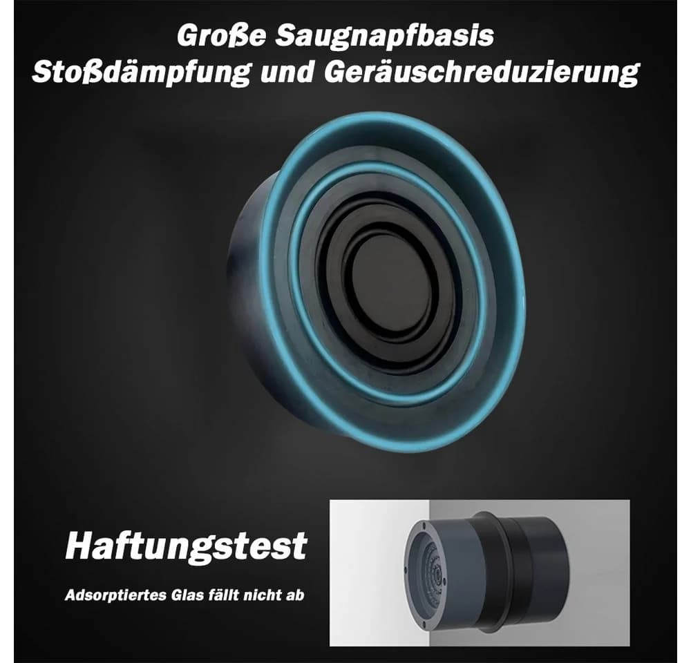 TUWENA Vibrationsdämpfer 4 Stück Waschmaschinenfüße Rutschfest - Bild 4