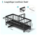 TUWENA Küchenorganizer Edelstahl mit Drainagesystem Bild 4