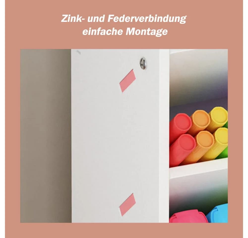 TUWENA Schreibtisch Organizer mit Schublade aus Holz-Kunststoff-Platte - Bild 4
