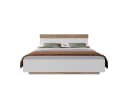 Sweiko Massivholzbett Doppelbett mit Lattenrost Kiefer Weiß Bild 2