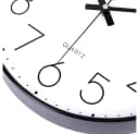 TUWENA Wanduhr 30cm Lautlos 3D Ziffern Kunststoff Modern Bild 4