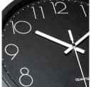 TUWENA Wanduhr 30cm Lautlos 3D Ziffern Kunststoff Modern Bild 4