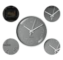 TUWENA Wanduhr 30cm Lautlos 3D Ziffern Kunststoff Bild 3