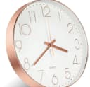 TUWENA Wanduhr 30cm Lautlos Kunststoff Modern Klassisch Bild 5