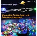TUWENA LED-Lichterkette Lichtervorhang 3x3m 300 LEDs 8 Modi Bild 3