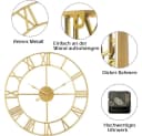 TUWENA Wanduhr 40/50cm Römische Ziffer Quarz Bild 3