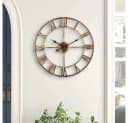 TUWENA Wanduhr 40/50cm Römische Ziffer Quarz Uhr Bild 1