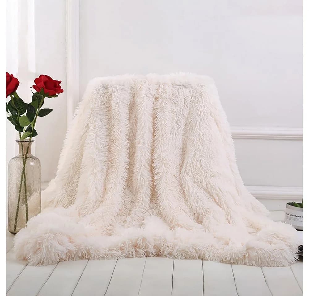 Gemütliche Kuscheldecke aus Fleece