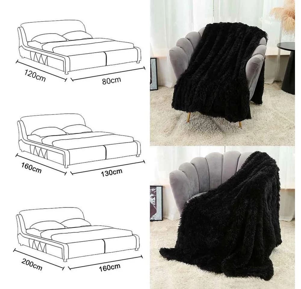 TUWENA Kuscheldecke Flauschig Ultraweiche Fleecedecke - Bild 5