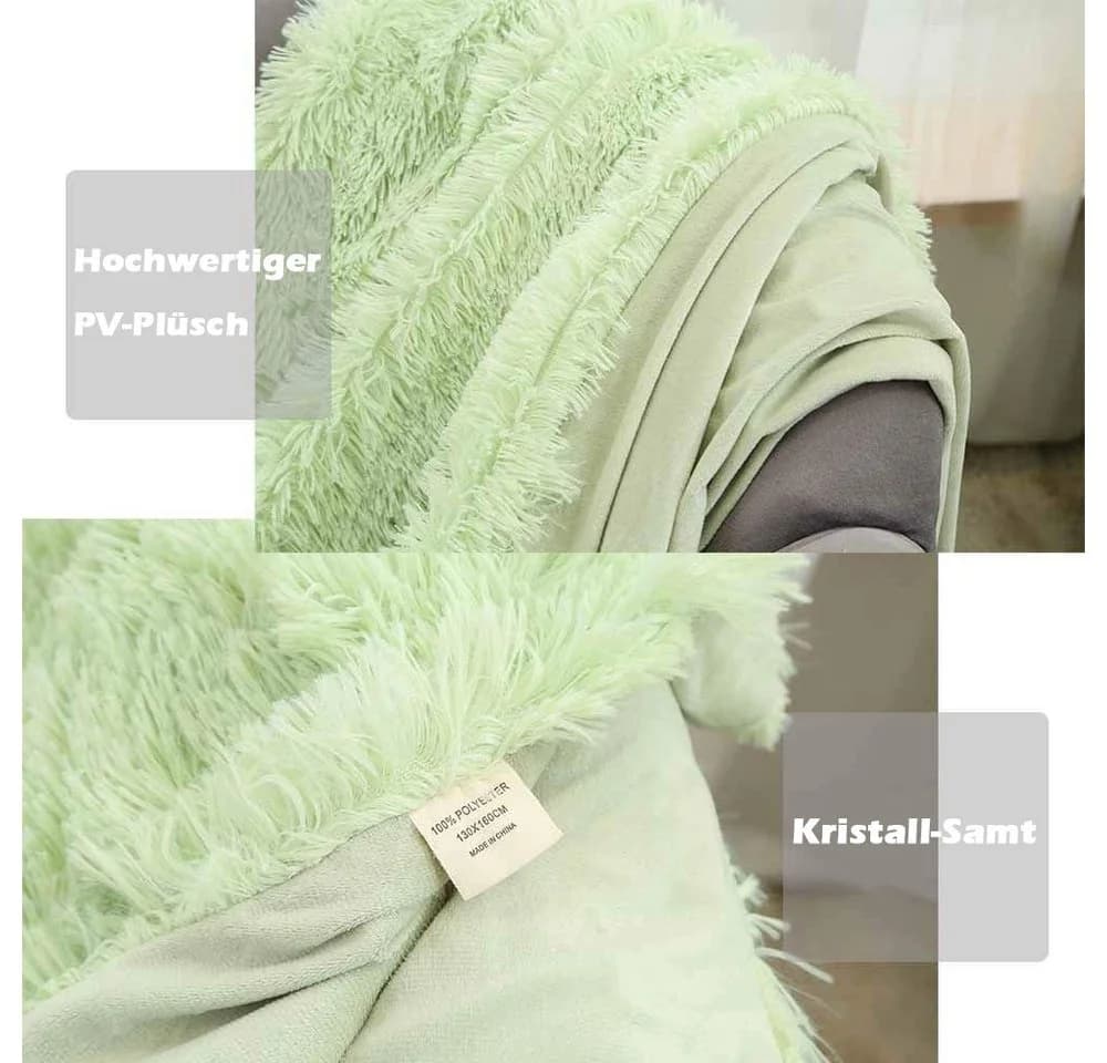 TUWENA Kuscheldecke Flauschig Ultraweiche Fleecedecke - Bild 3