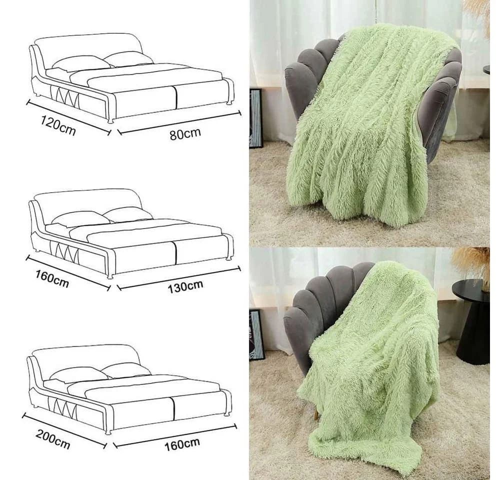 TUWENA Kuscheldecke Flauschig Ultraweiche Fleecedecke - Bild 5