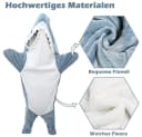 TUWENA Hai Decke Mit Ärmeln Flanell Decken Hoodie Bild 1