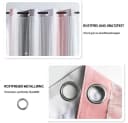 TUWENA Verdunkelungsvorhang 2er Set Sternen-Motiv Rosa Grau Lila Polyester Bild 3