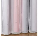 TUWENA Verdunkelungsvorhang 2er Set Sternen-Motiv Rosa Grau Lila Polyester Bild 5