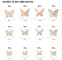 TUWENA 3D-Wandtattoo 48 Schmetterlinge Deko Abnehmbare Wandaufkleber Bild 1