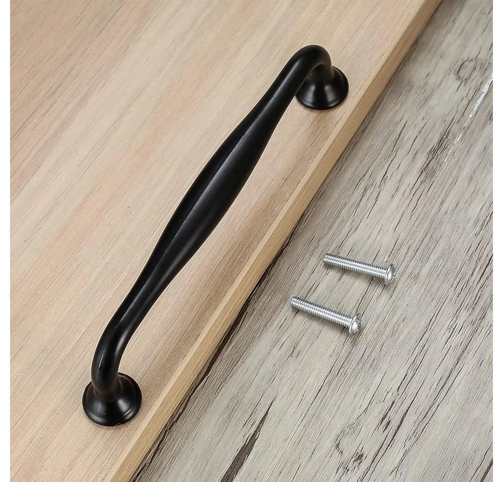 TUWENA Möbelgriff 12er Set Schwarz Aluminium - Bild 5
