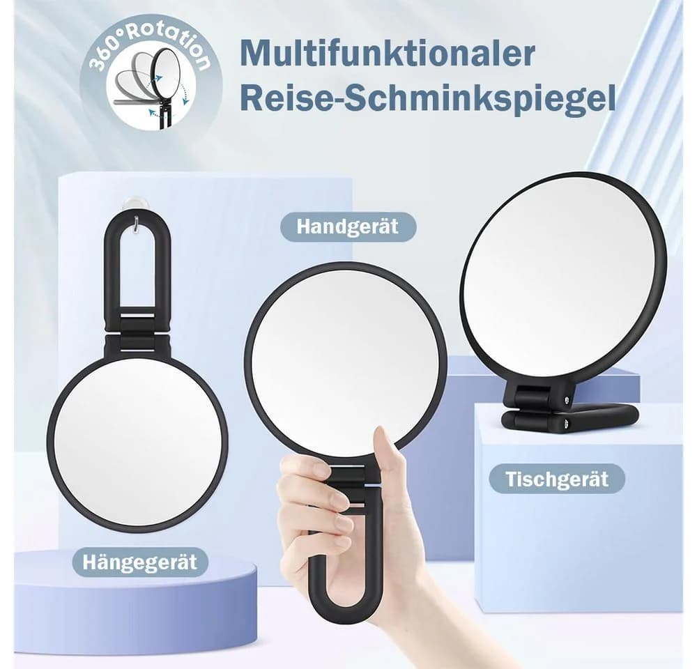 AFKSMILE Schminkspiegel mit Griff 30x Vergrößerung - Bild 4