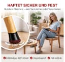 AFKSMILE Stuhlbeinkappen Schwarz 24er Pack mit Filzgleiter Bild 3