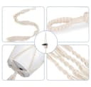 AFKSMILE Makramee Blumenampel 5er Set Beige Baumwolle Bild 4