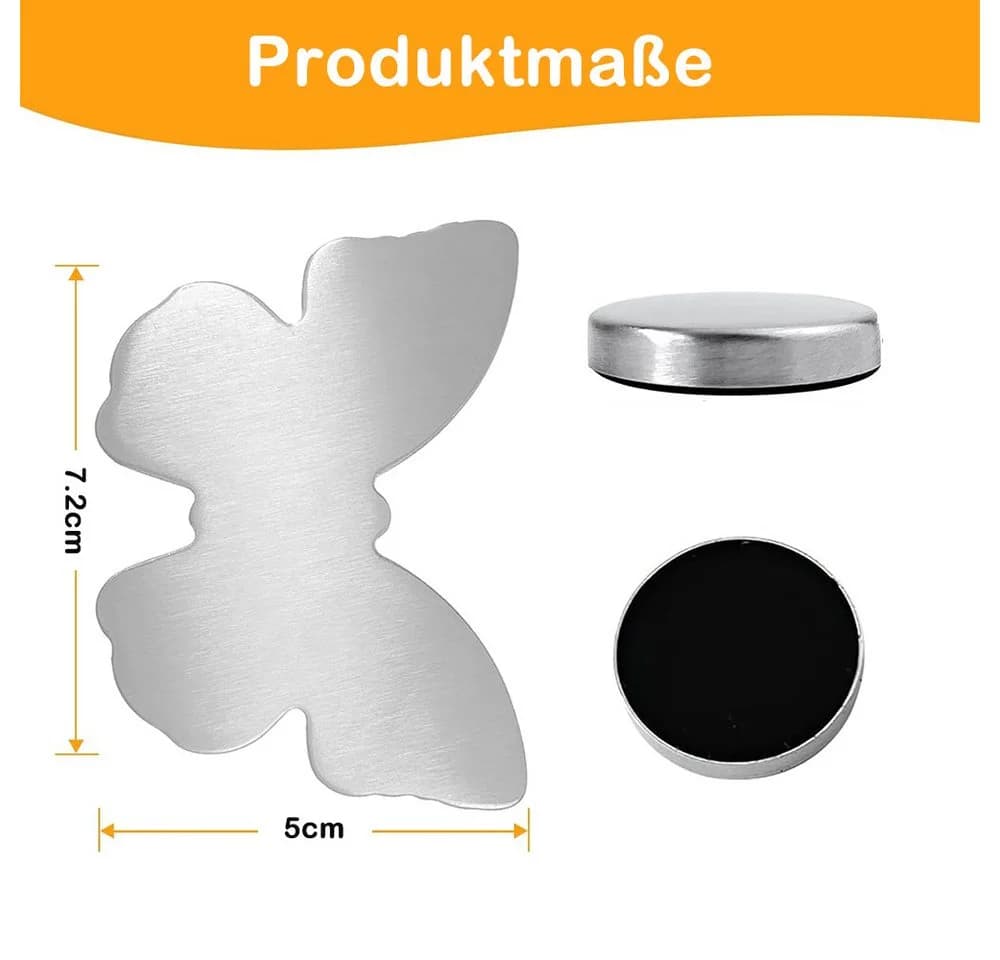 AFKSMILE Tischtuchklammern 8 Stück Edelstahl Magnetisch Silber