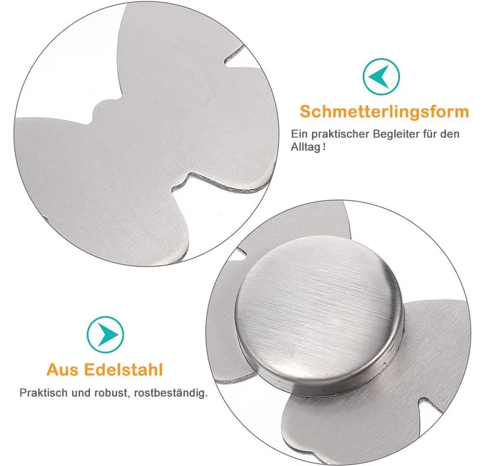 AFKSMILE Tischtuchklammern 8 Stück Edelstahl Magnetisch Silber - Bild 5