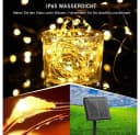 AFKSMILE LED Solarleuchte 2x12M & 2x22M Kupferdraht 8 Modi Warmweiß/Bunt Bild 4