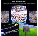 AFKSMILE LED Solarleuchte 2x12M/2x22M Kupferdraht 8 Modi Bunt Bild 3