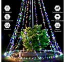 AFKSMILE LED Solarleuchte 2x12M/2x22M Kupferdraht 8 Modi Bunt Bild 4