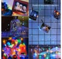 AFKSMILE LED Solarleuchte 2x12M/2x22M Kupferdraht 8 Modi Bunt Bild 5