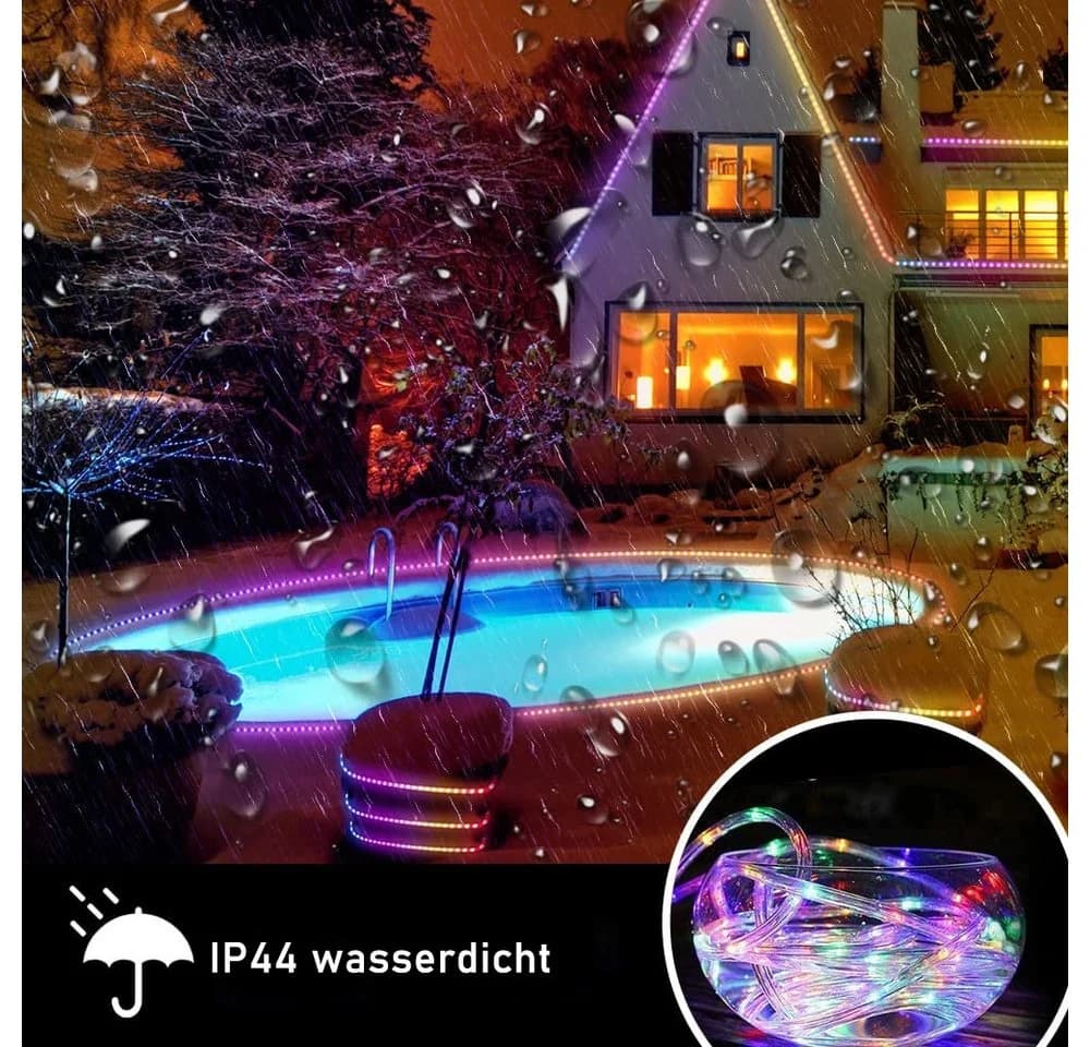 AFKSMILE LED-Lichterkette mit Timer, Dimmfunktion & Fernbedienung - Bild 4