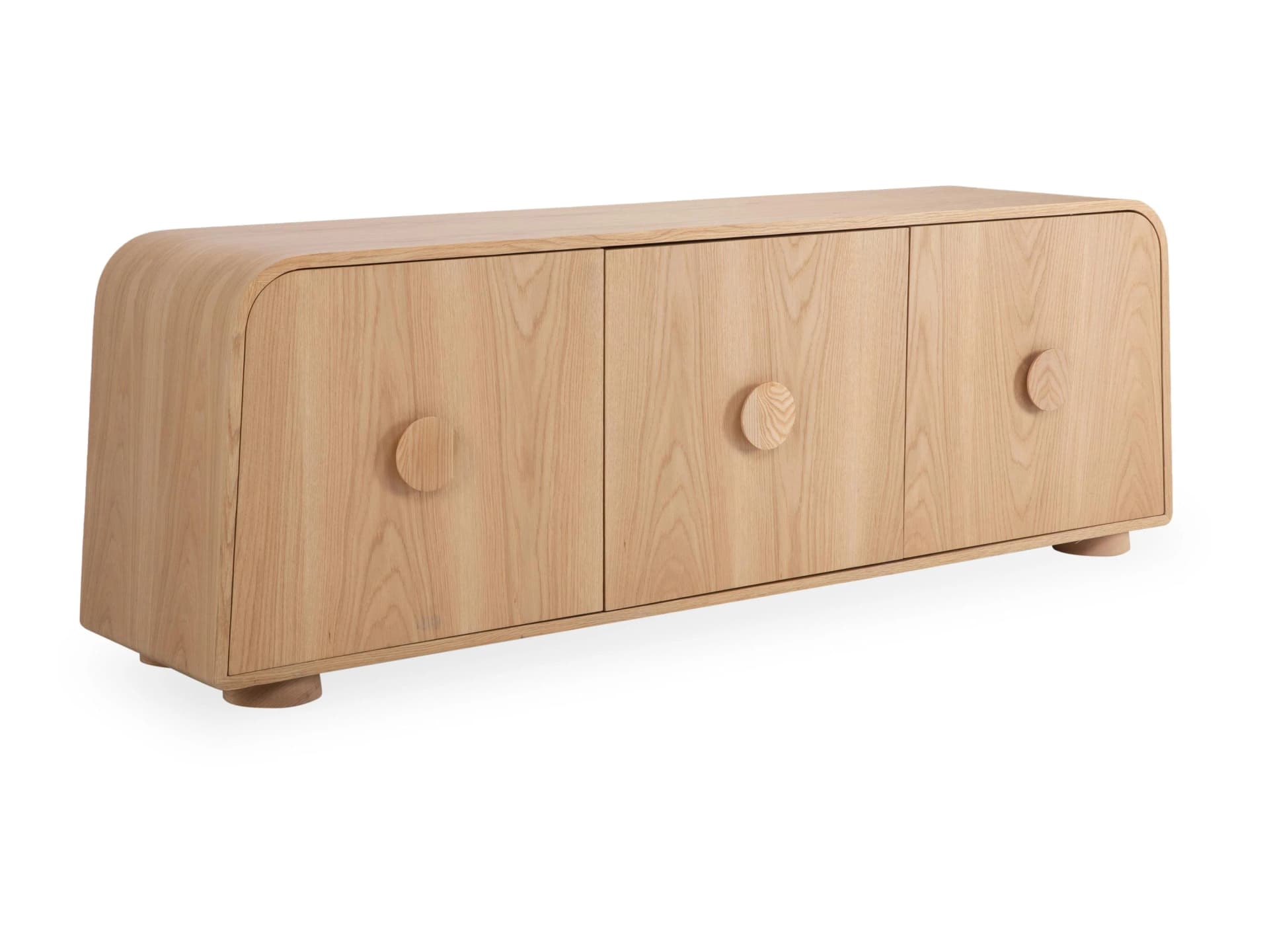 casa NOVA Lowboard KASTRUP Braun Eichenfurnier Modern