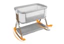 Rutaqian Beistellbett 3-in-1 Babywiege grau höhenverstellbar Bild 3