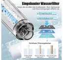 TUWENA Duschbrause Duschkopf Hochdruck, Handbrause mit 1,5m Schlauch und Halterung, Einstellbarer Brausekopf Dusche mit 5 Strahlarten und 5 Filterpatronen Bild 3