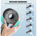 TUWENA Duschbrause Duschkopf Hochdruck, Handbrause mit 1,5m Schlauch und Halterung, Einstellbarer Brausekopf Dusche mit 5 Strahlarten und 5 Filterpatronen Bild 4